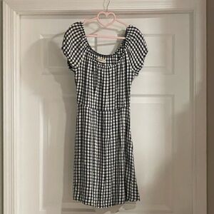Hollister black and white summer dress size large